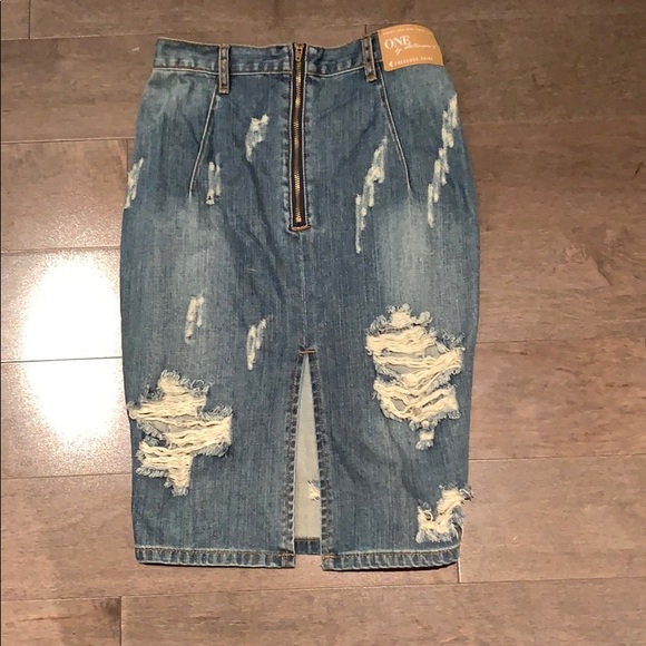 One teaspoon denim skirt - Picture 4 of 4